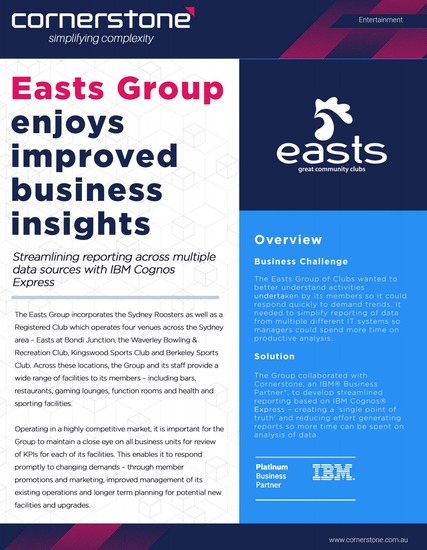 Easts Group Case Study