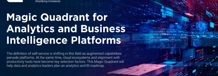 Magic quadrant for analytics