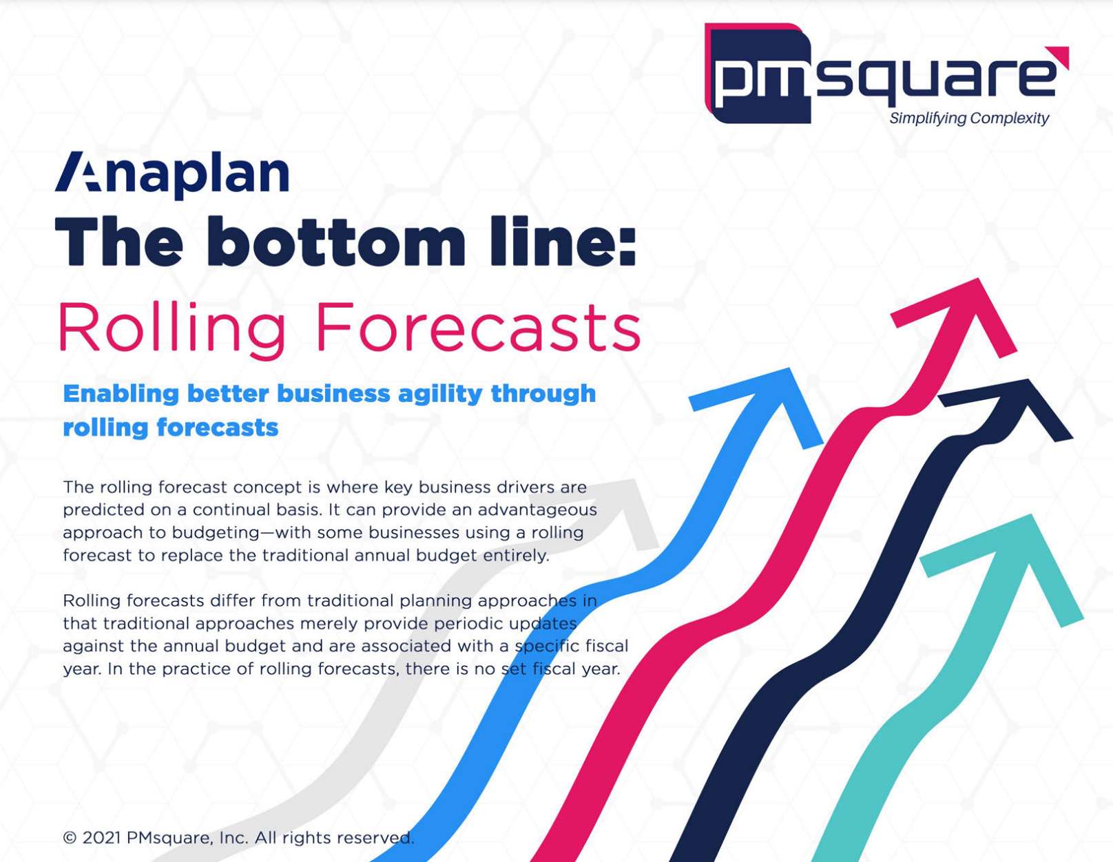 The bottomline of rolling forecast